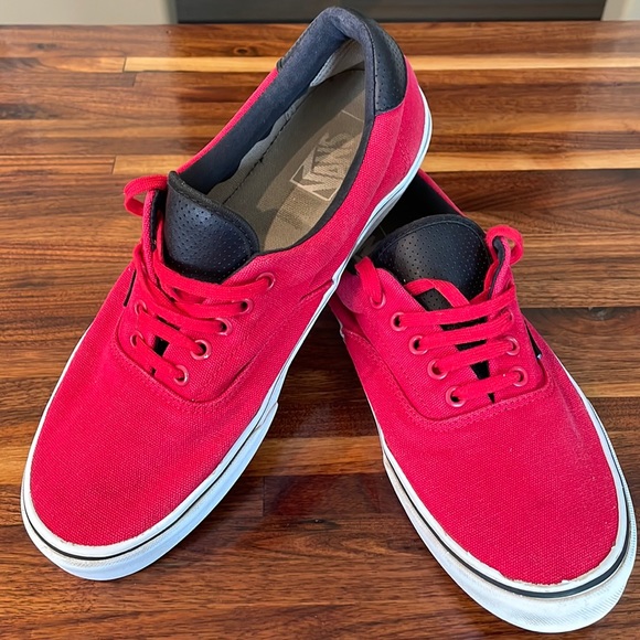 Vans Other - Men’s Vans shoes, red and black 10.5